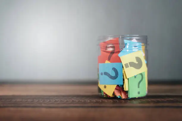 Photo of Question Mark In A Jar