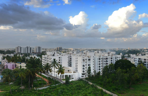 istock Dramatic monsoon clouds over Bangalore in India. 1250288591