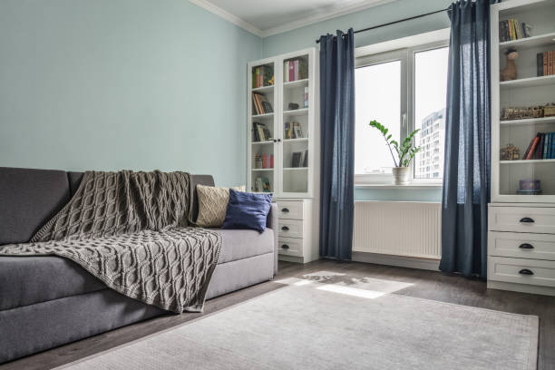 istock Light cozy teen room 1250290692