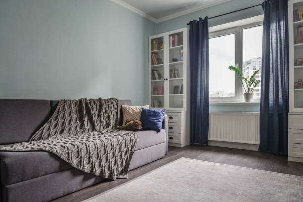 istock Light cozy teen room 1250290764