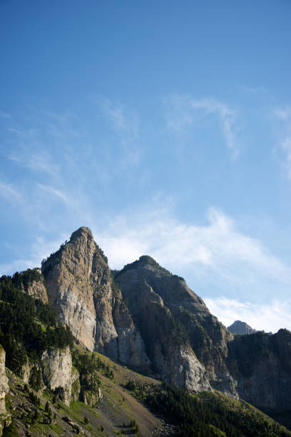 Peaks in Canfranc Valley, Pyrenees, Huesca province, Aragon, Spain. in Canfranc-Estación, Aragón, Spain