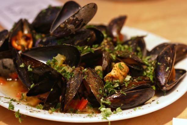 istock Mussels and fries in Brussels 1250294768