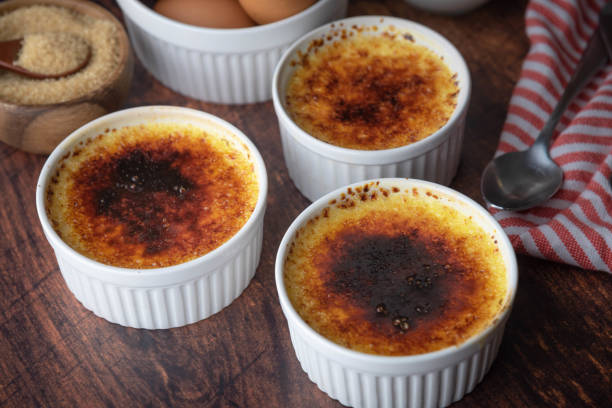 istock creme brulee and ingredients, milk, egg and sugar 1250295071