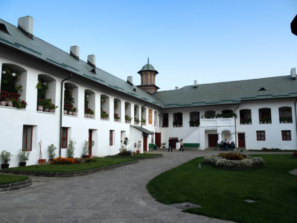 istock Accommodation for nuns at Cozia Monastery, Romania. 1250298121