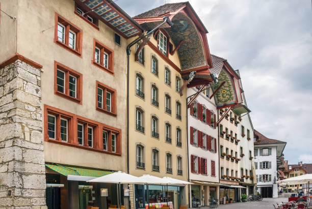 istock Street in Aarau, Switzerland 1250299724