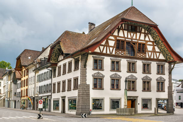 istock Street in Aarau, Switzerland 1250299827