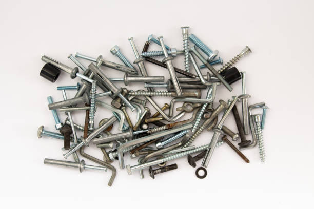 istock screws bolts and screws on a white background 1250301468