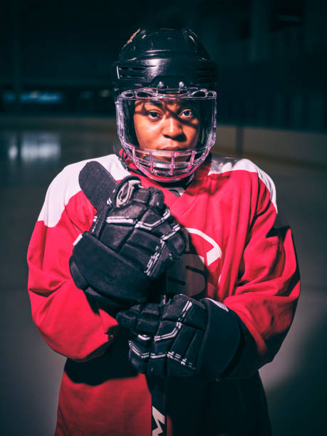 istock Woman Hockey Player on the Ice 1250304904