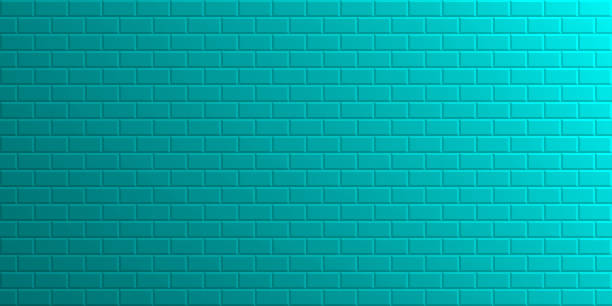 абстрактный синий зеленый фон - геометрическая текстура - turquoise wall textured backgrounds stock illustrations