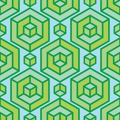 Isometric Vector Repeat Surface Pattern Stock Illustration - Download ...