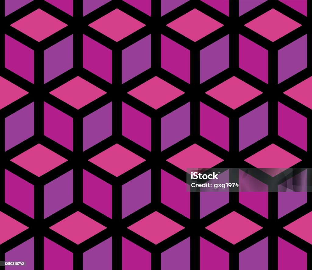 Isometric Vector Repeat Surface Pattern Stock Illustration - Download ...
