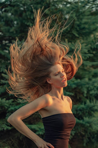 istock flying hair in nature 1250320290