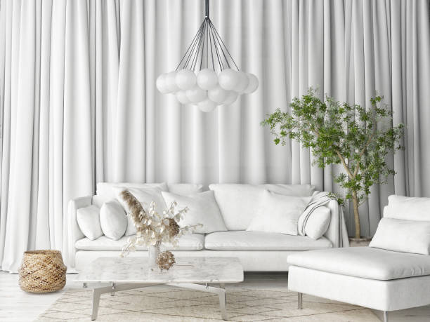 istock mock up interior living room, Scandinavian design 1250321348