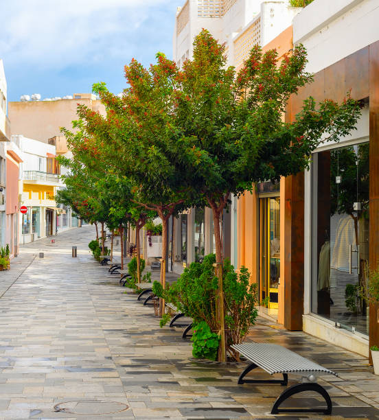 istock Touristic shopping street, Paphos, Cyprus 1250322151