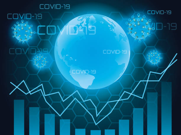 istock covid19 particles and earth planet with statistics bars futuristic lights 1250323834