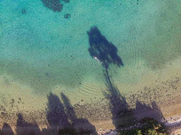 istock Aerial View Man Lying in Water Enjoying the Moment 1250334064