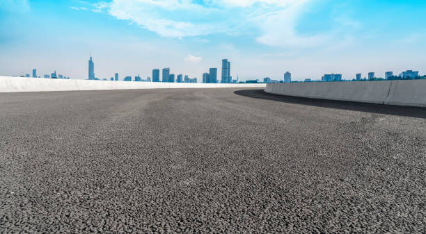 istock Urban roads and urban landscape 1250363807