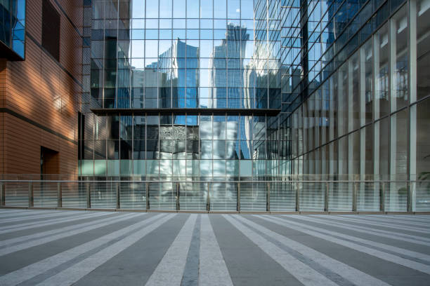 istock Ningbo Financial District Plaza office building 1250365203