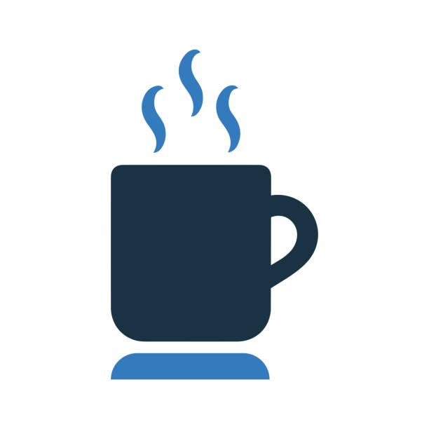 ilustrações de stock, clip art, desenhos animados e ícones de coffee break, coffee cup, drink, tea cup icon - chávena ilustrações