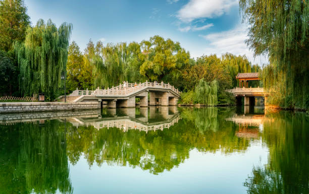 istock Chinese Garden Lake landscape 1250367328