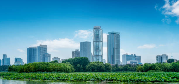 istock Nanjing urban architecture skyline 1250370016
