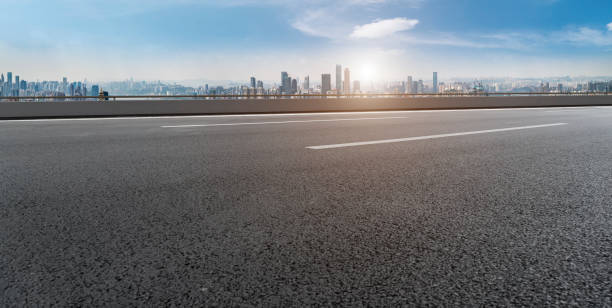 istock Urban roads and architectural landscape 1250370215