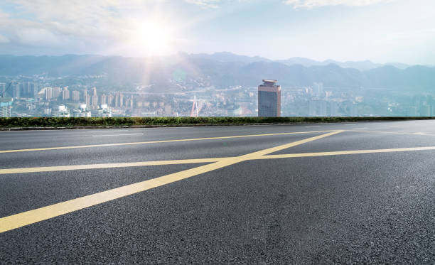 istock Urban roads and architectural landscape 1250372057