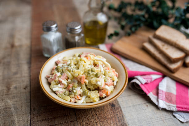 istock Olivie potato salad 1250376529