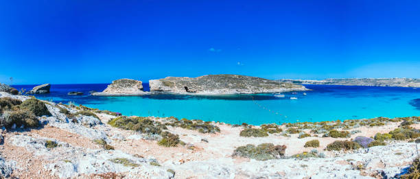 istock Blue Lagoon paradise beach and waters in Malta 1250381948