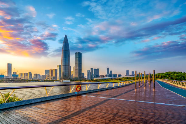 istock Shenzhen Bay modern architecture skyline 1250383551