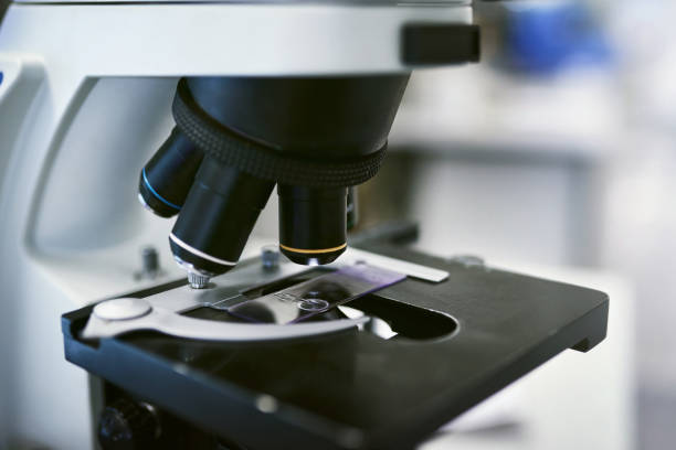 Shot of a microscope in a laboratory