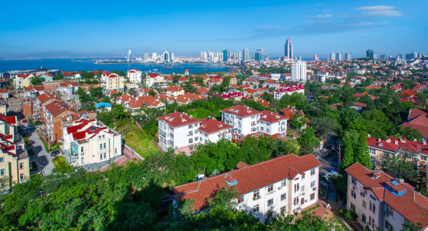 istock Qingdao urban architecture skyline 1250391580