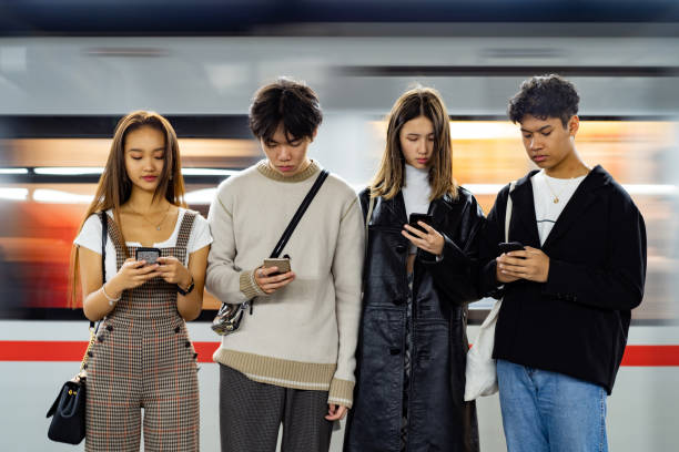 istock Asian teenagers surfing social network 1250393216