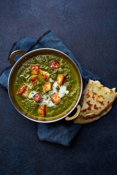 Vegetarian palak paneer