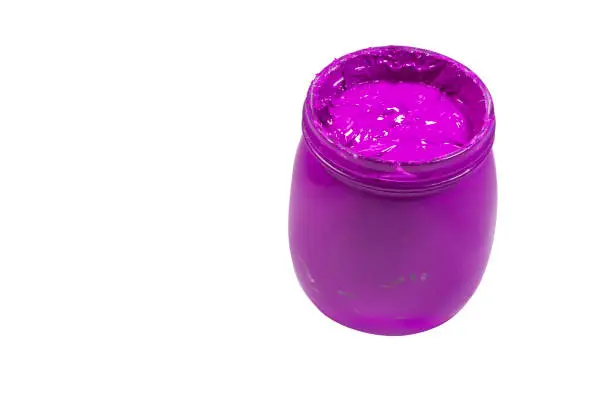 Photo of Proton Purple color with clipping path