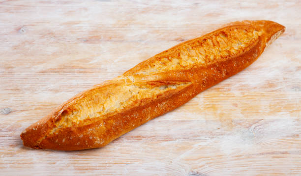 istock Freshly baked white baguette 1250405262