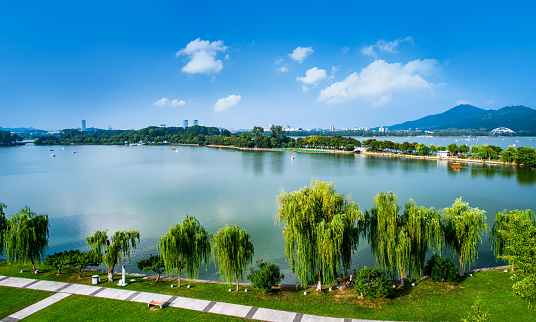 Scenery of Xuanwu Lake Park in Nanjing