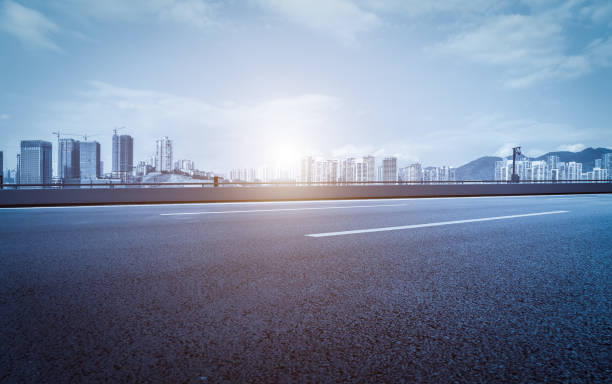 istock Tile floor and building landscape skyline 1250405961