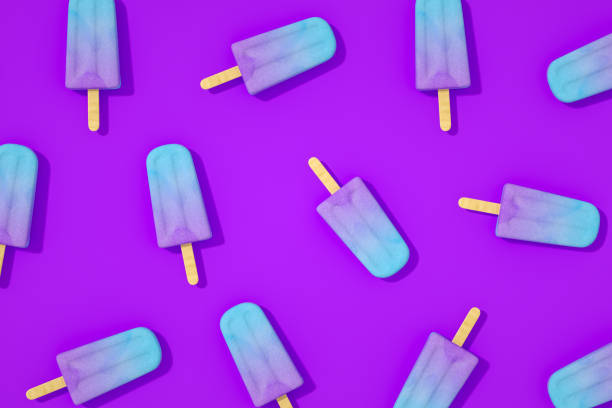 istock Ice cream stick, Popsicle, Minimal summer concept. 1250411860