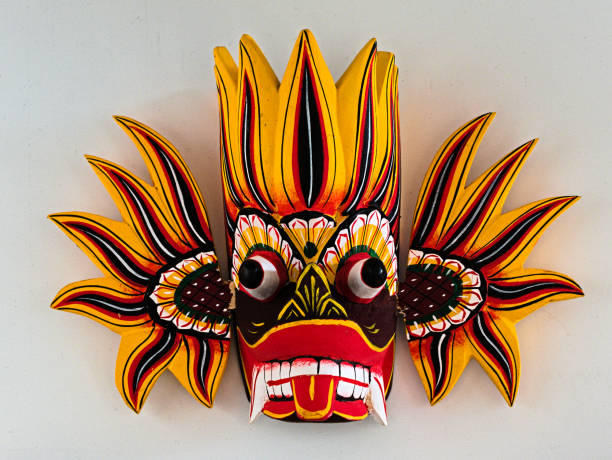 istock Traditional Ginidella Raksha mask from Sri Lanka 1250415418