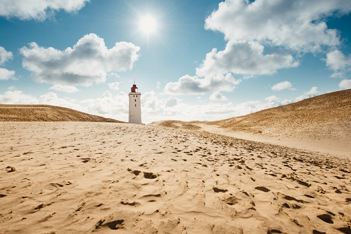 Lighthouse on the beach, Rubjerg Knude