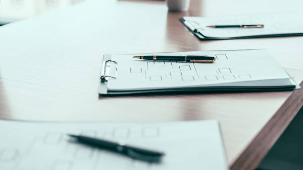 istock close up. marketing scheme on the office Desk 1250428792
