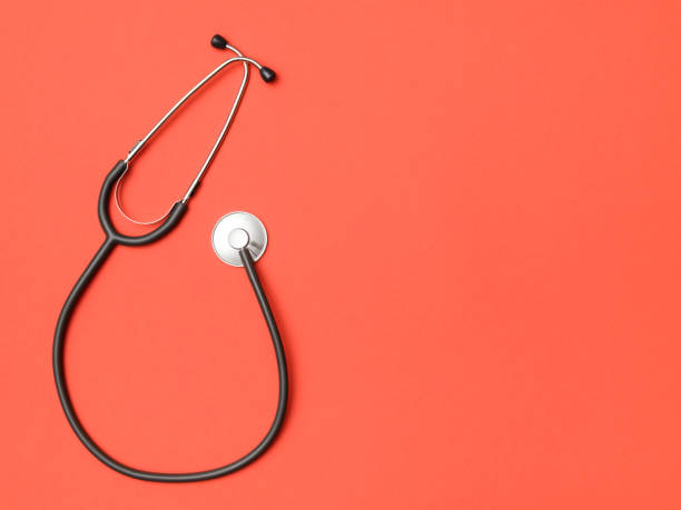 istock Top view of doctor's table with equipment 1250431816