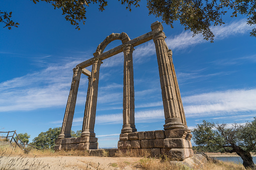 Roman ruins of Augustobriga, in Bohonal de Ibor in the province of Caceres, Extremadura , Spain
