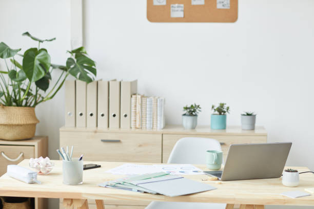 istock Background of Cozy Home Office 1250439788