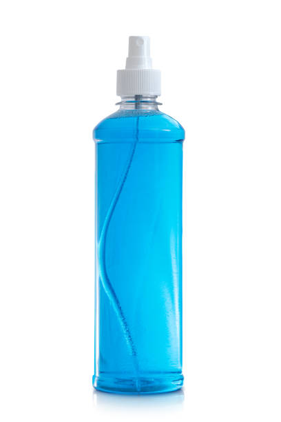 istock blue cleaning  glass substance - plastic bottle with liquid soap isolated 1250448457