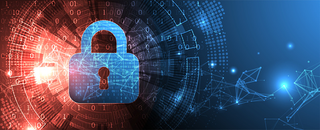 Protection Background Technology Security Encode And Decrypt Stock ...