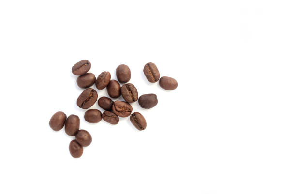 istock Coffee beans. Isolated on a white background. 1250449803