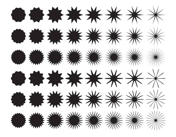 polygonale formen - explosion stock-grafiken, -clipart, -cartoons und -symbole