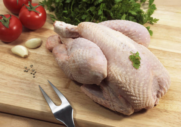 istock Chicken ready to be Cooked with Parsley, Tomatoes and Garlic 1250455390